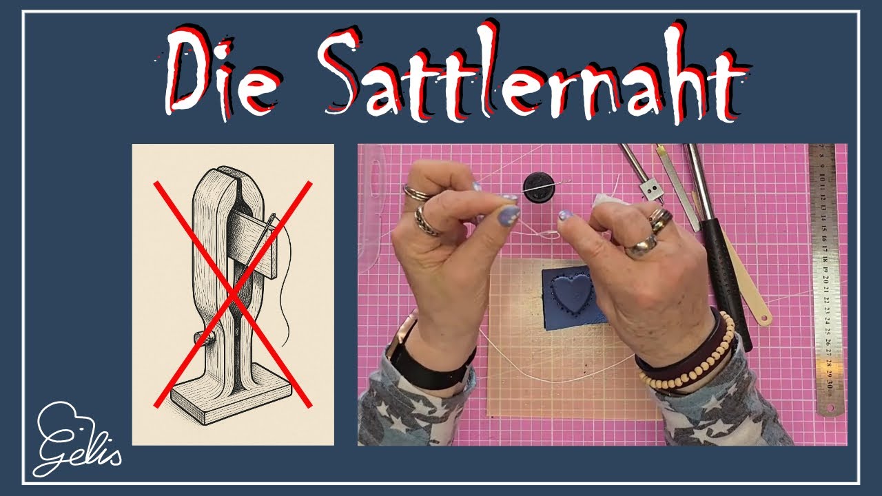 Die perfekte Sattlernaht: So sparst du dir das teure Nähpony!