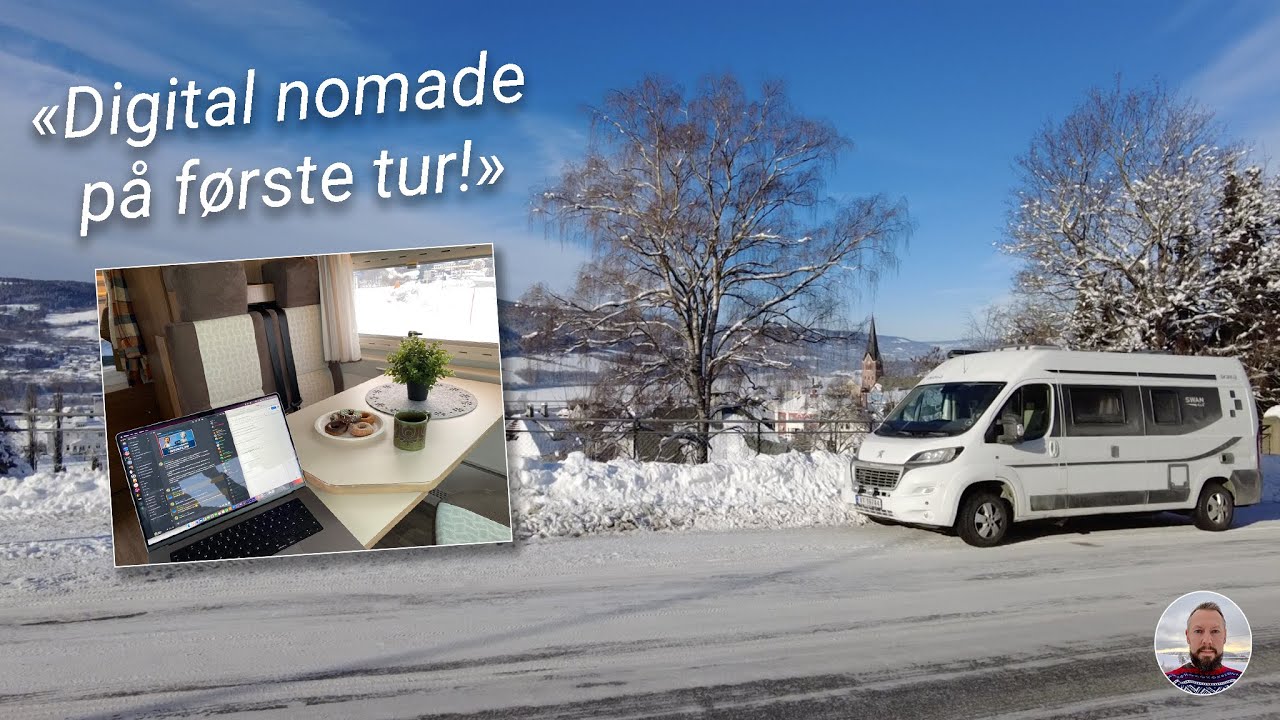 Fricamper Norge på langs - To ukers prøvetur som digital nomade (Bobil i Norge / husbil)