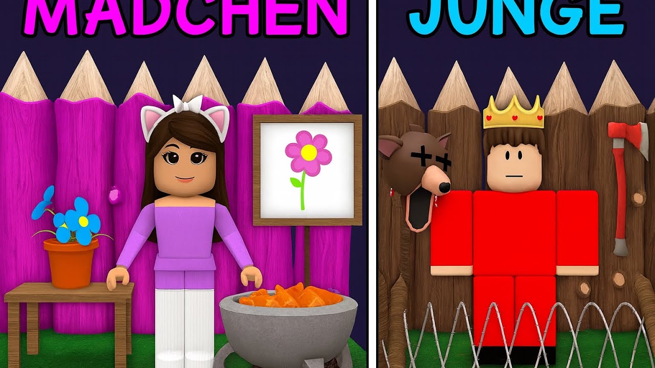Jungen VS Mädchen Basis in 99 Nächte in Roblox!