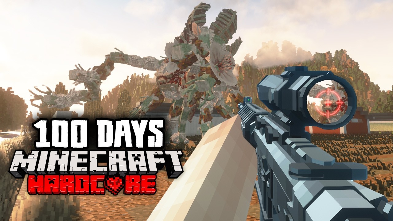 I Spent 100 Days in a Fungal Infection in Hardcore Minecraft