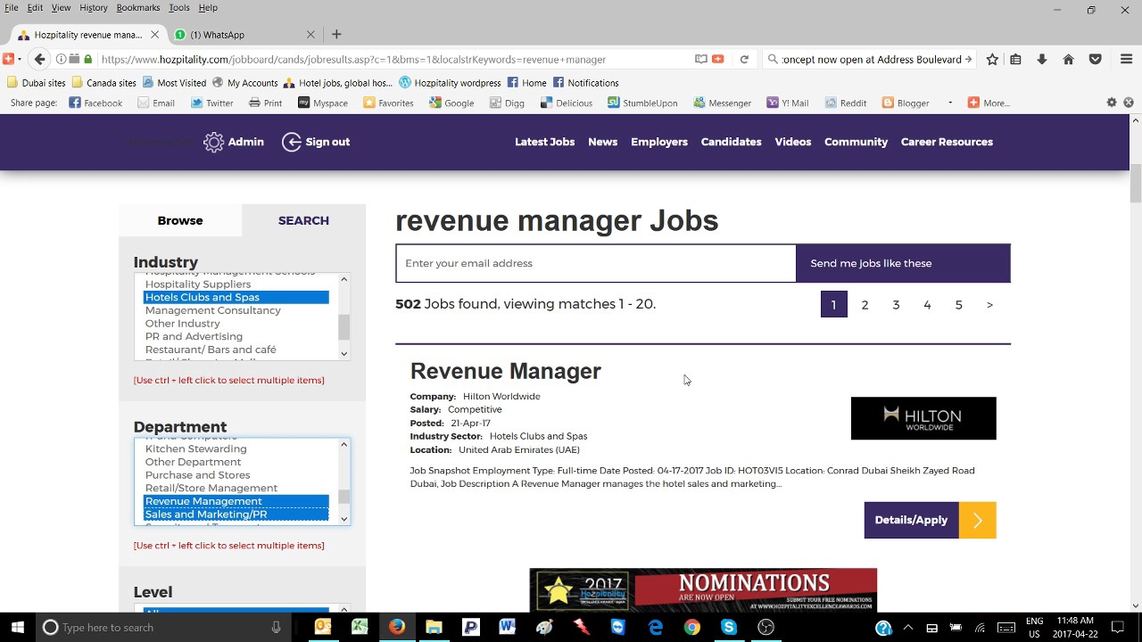 Job searching tips- How to find the Right Job on Hozpitality