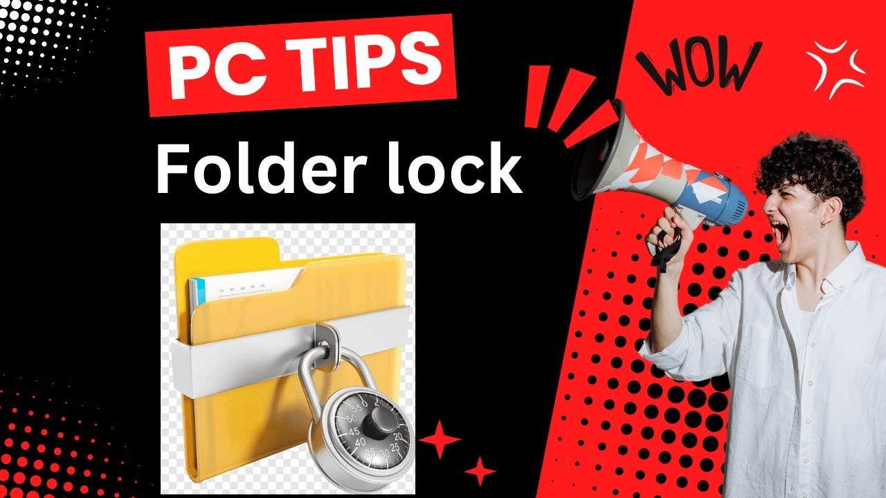 How to lock / unlock any folder in windows 10 without software || pc folder lock