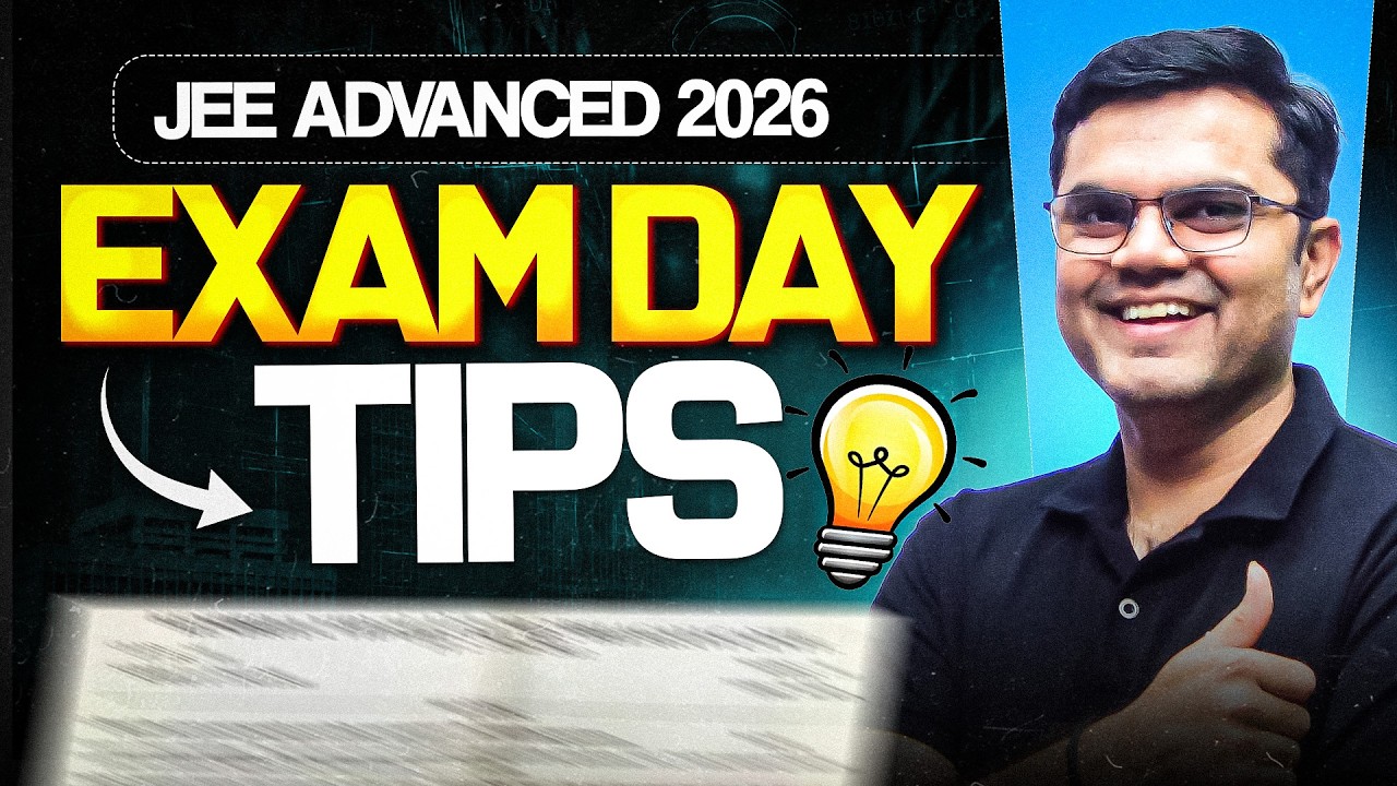Before You Enter the JEE Advanced Exam Hall&hellip; Watch This!