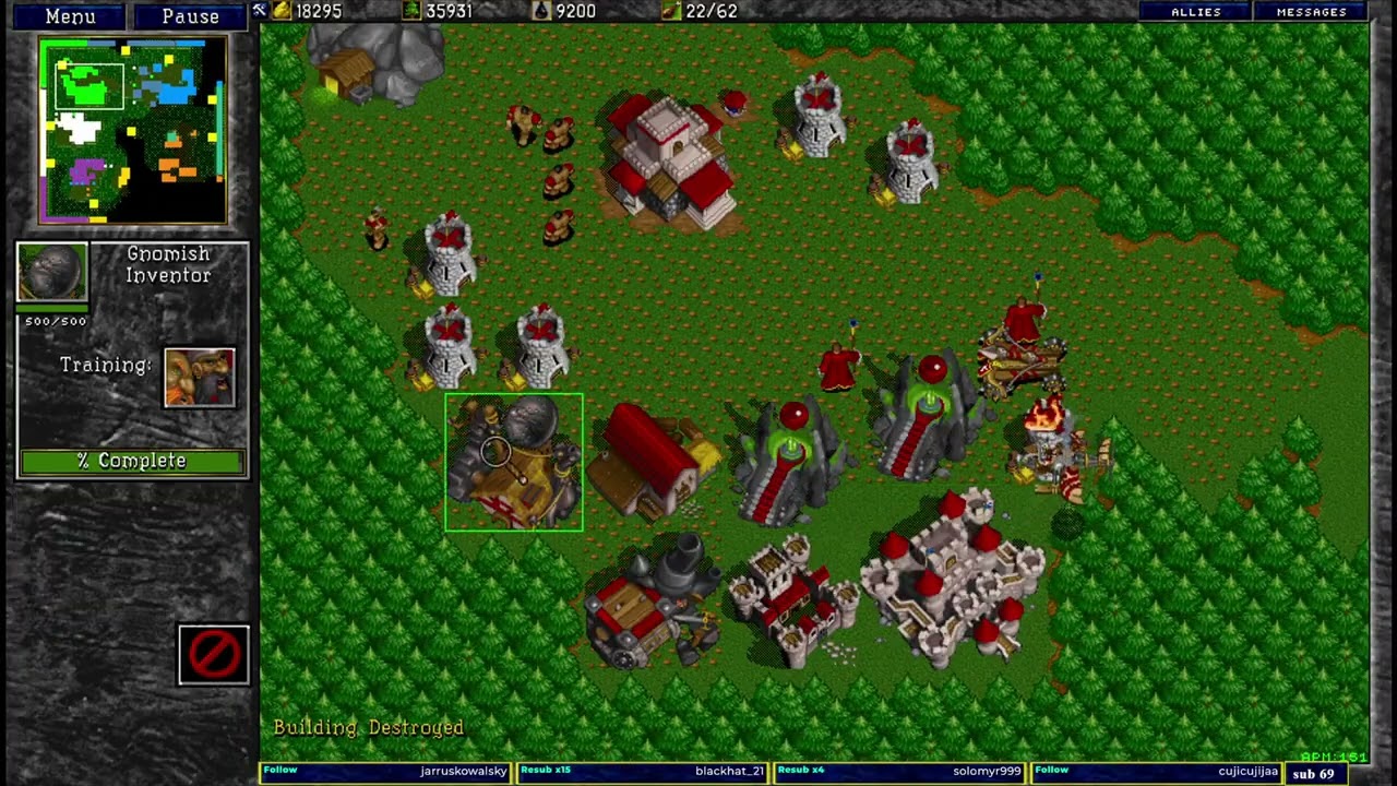 Warcraft 2 classic Chop Farms 4v4