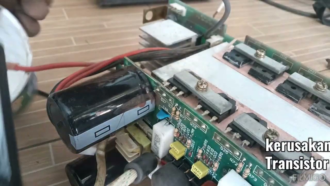 Mesin las inverter Lakoni konslet short pada transistor mosfet⚡⚡