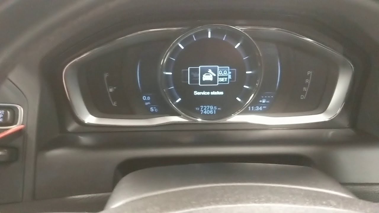 MY 2015 Volvo XC60 Service Reminder & Oil Light Reset UK