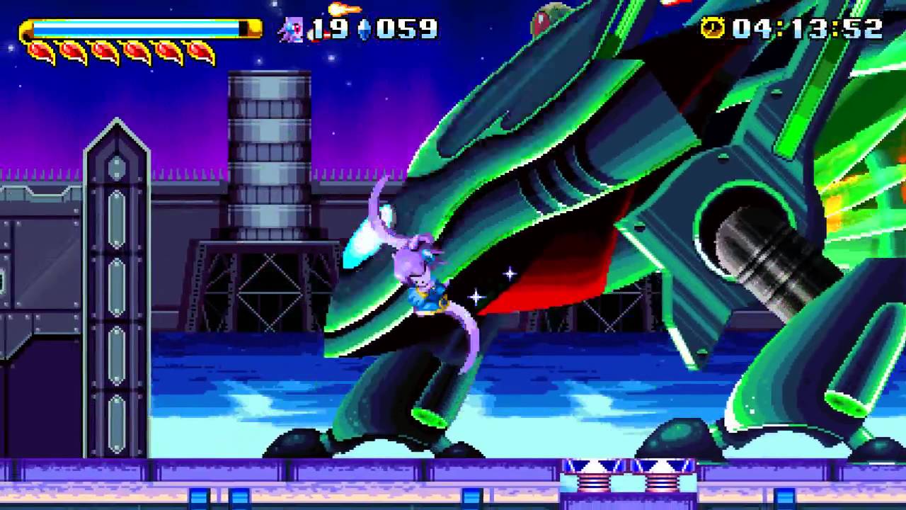 Freedom Planet (Lilac Classic) - Battle Glacier