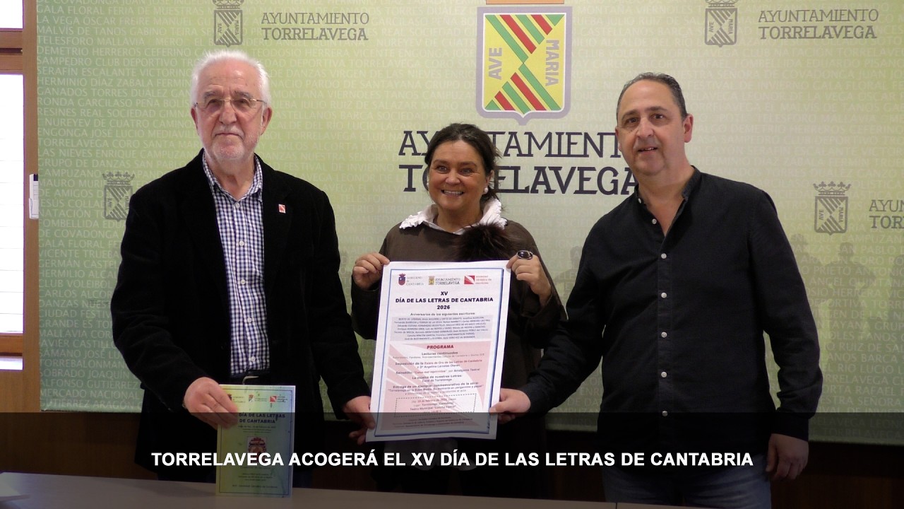 Torrelavega acogerá el XV Día de las Letras de Cantabria