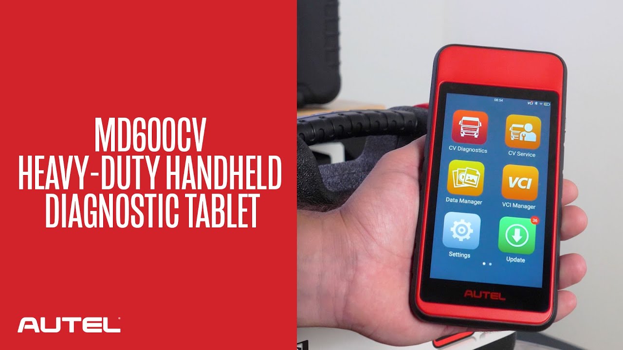 Autel MD600CV Heavy-duty Handheld Diagnostic Tablet