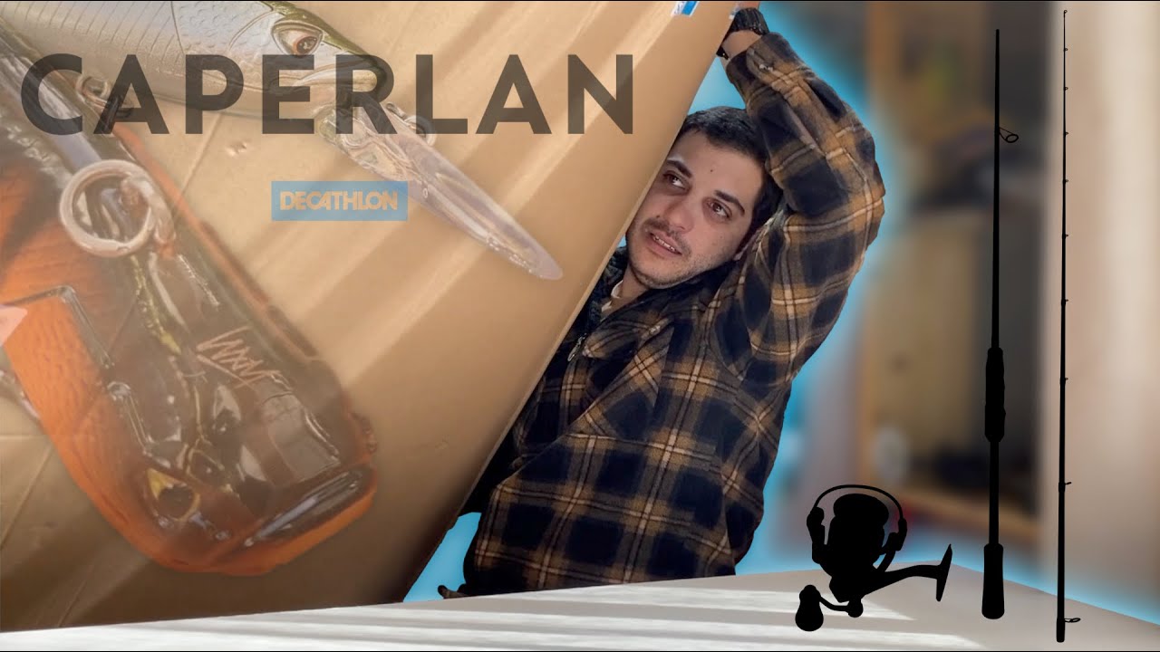 Super UNBOXING di attrezzatura ed esche artificiali per la PESCA A SPINNING DECATHLON | CAPERLAN