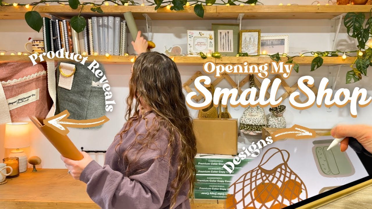 I'm opening my small shop soon! Sharing tons of products!