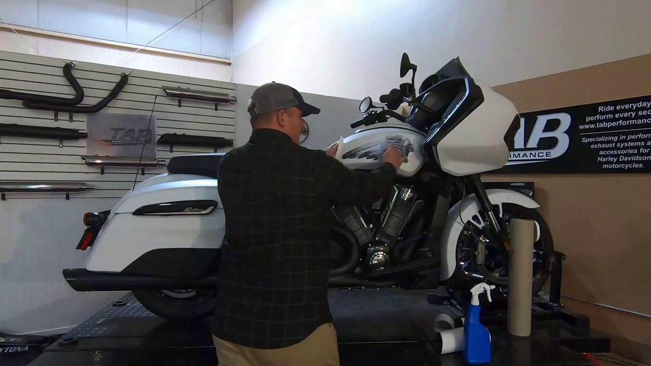 2020 Indian Challenger Custom Tank and Bag Decals - 