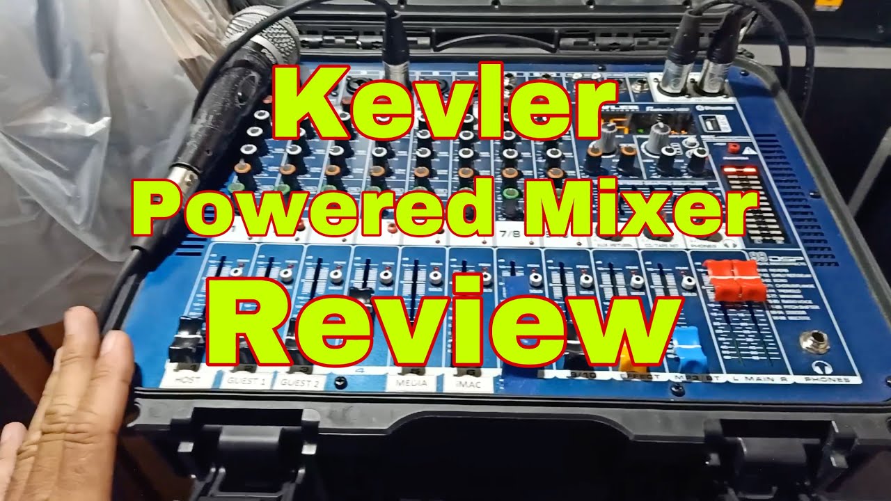 Powered Mixer by Kevler Review and Connection  \  Pinoy Vlog  \  Pobreng Lights and Sound