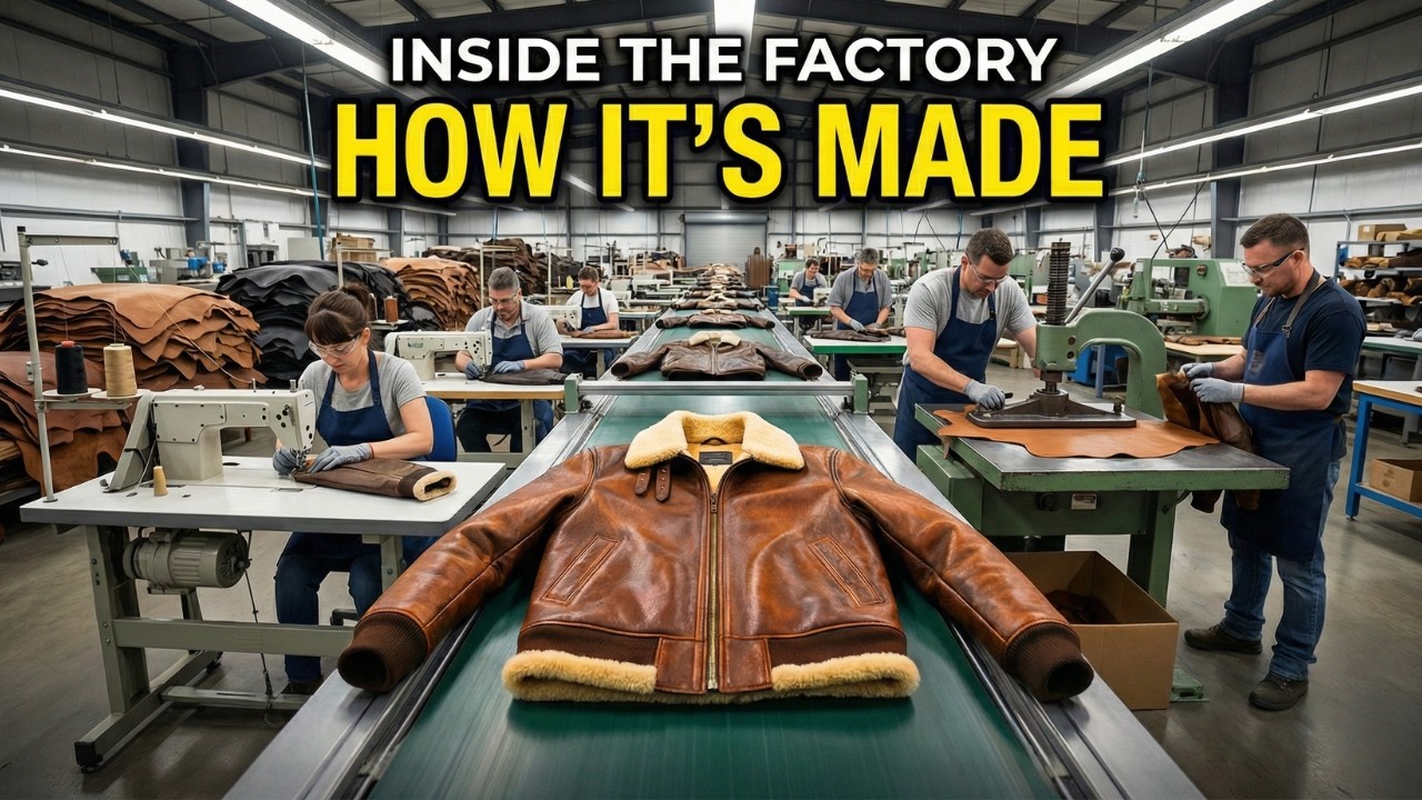 Inside the Factory: How Premium Leather Jackets Are Made - Full Production Process