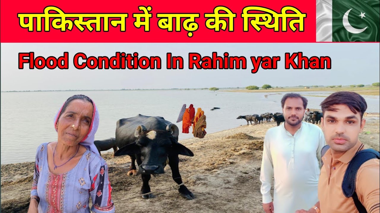  Pakistan Flood Emergency! Thousands Affected in Rahim Yar Khan || Makhan Ram Jaipal Vlogs 