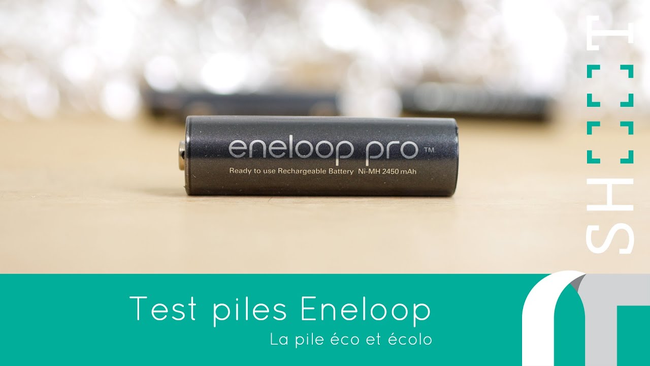 Eneloop test piles rechargeables