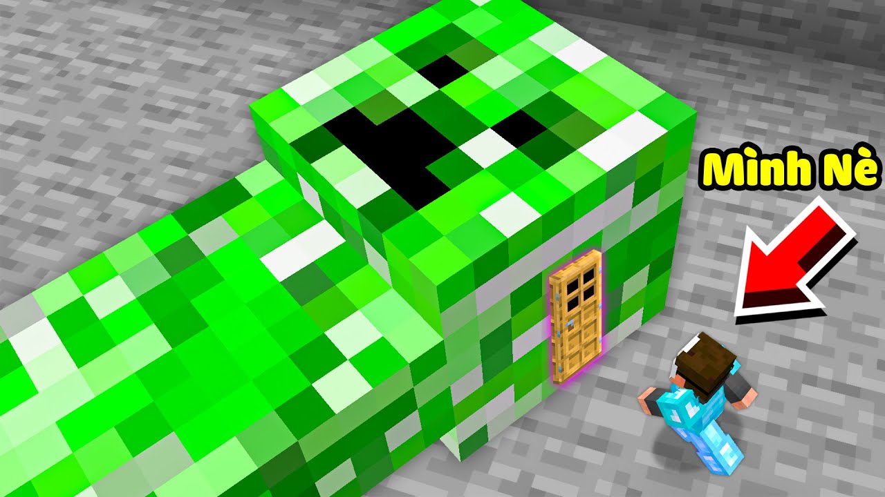 Minecraft nhưng Tôi Đi Vào Bên Trong Quái Vật Này