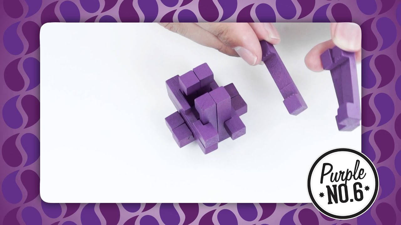 Colour Block Puzzles - Purple Puzzle Solution