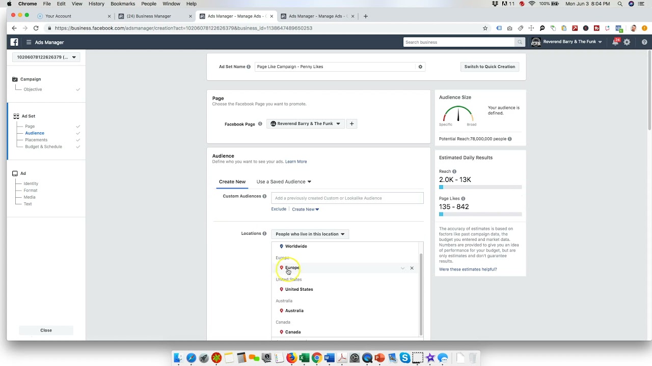 How To Get Penny Page Likes Using Facebook Ads