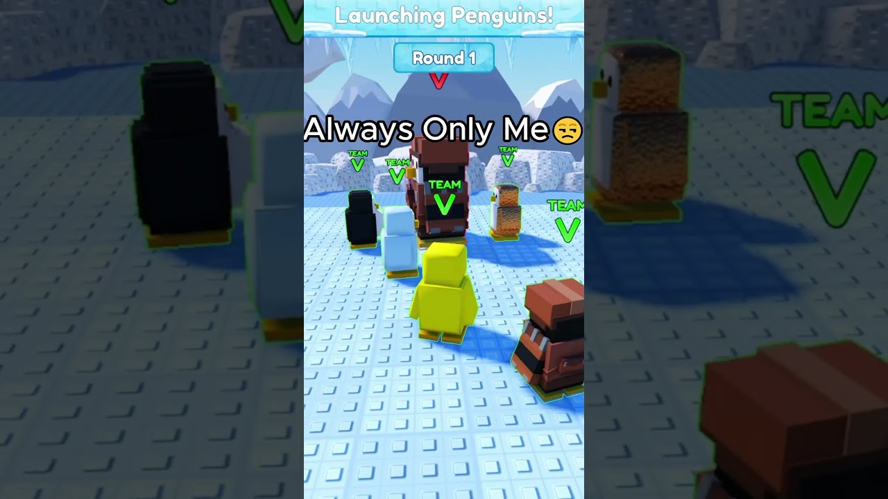 Why Always Only Me Getting This IN KNOCKOUT ROBLOX PENGUIN.