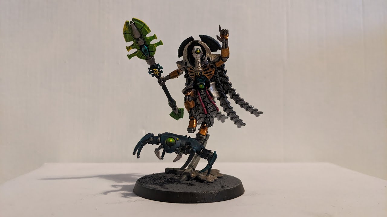 Warhammer 40k - Necrons Cryptek - Howto Paint for Beginner