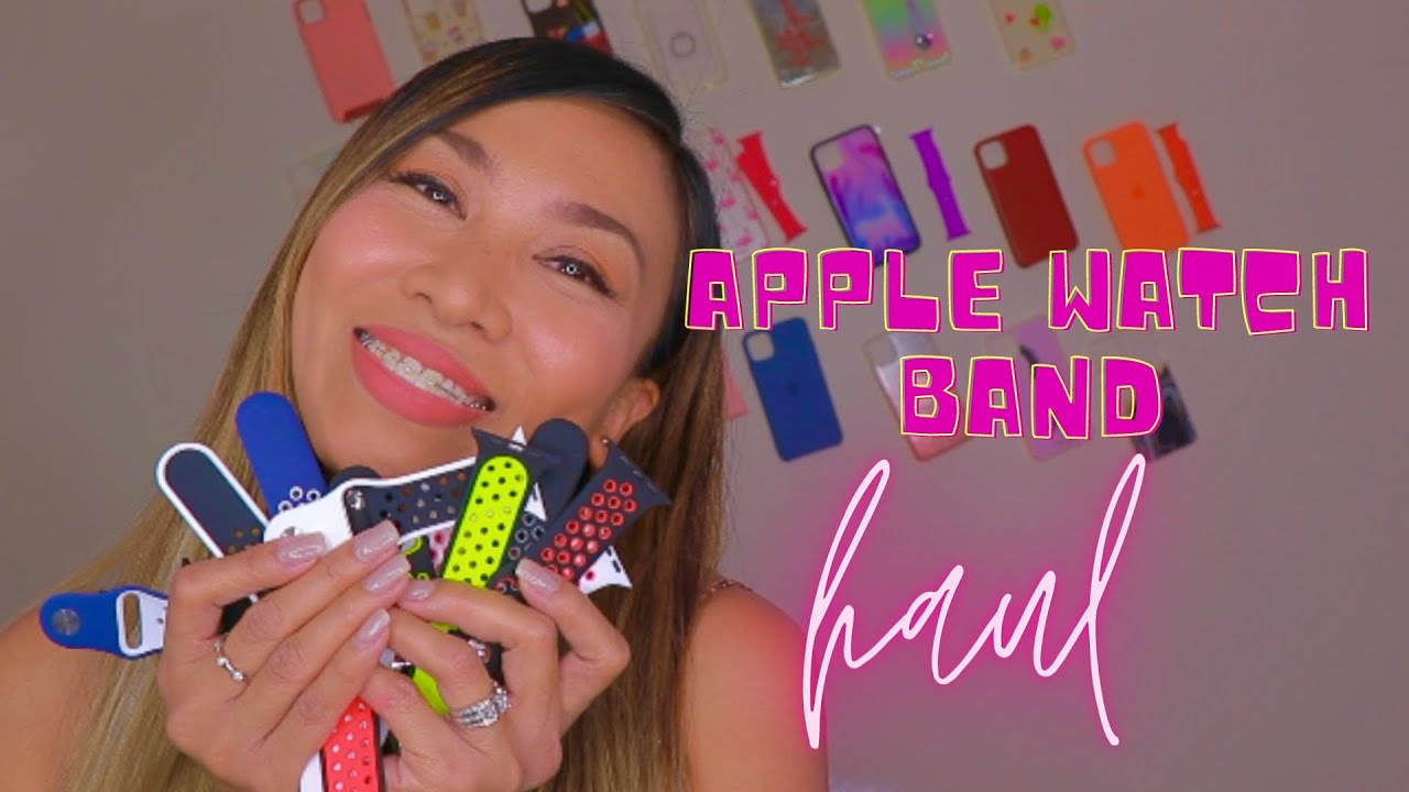 🍎Apple Watch Series 6 Affordable Band Haul and try on | Maureen Scott