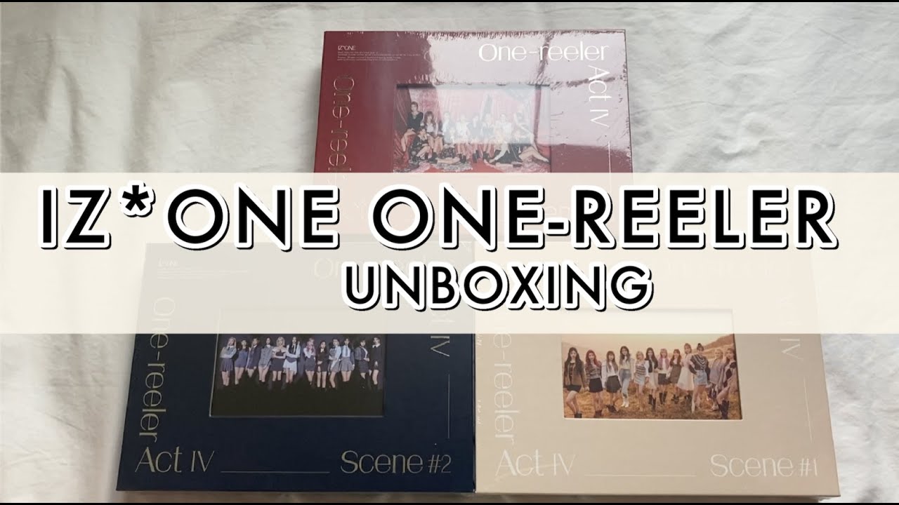 ☆ IZ*ONE ONE-REELER UNBOXING ☽