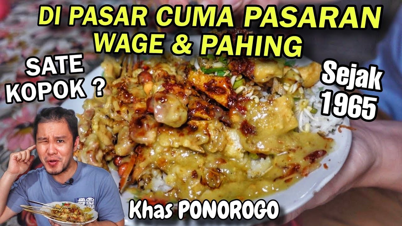 SEJAK 1965 !! SATE KOPOK / SATE BLENDET KHAS PONOROGO CUMA ADA DISINI | KULINER LEGENDARIS PONOROGO
