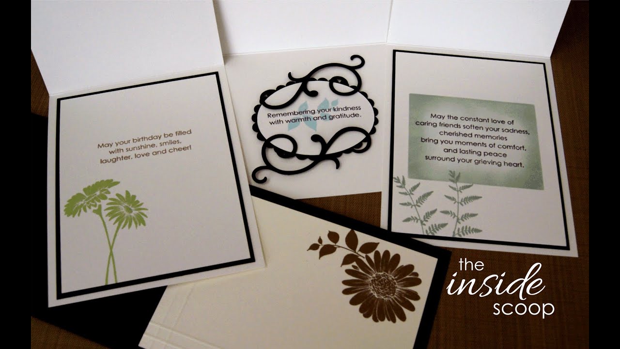 The Inside Scoop- Decorating the inside of your cards