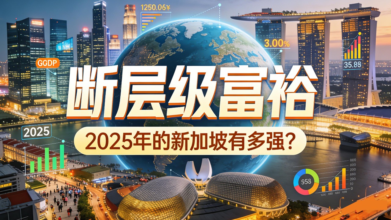 新加坡人均GDP12万美元！2025年“全球级”成绩单揭密：几十亿人为何挤进这座全球枢纽城市？