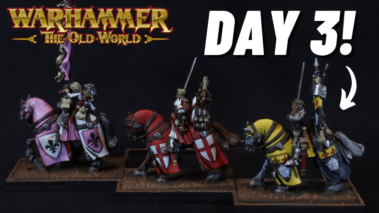 Bretonnian Questing Knight Week Day 3! Adapting a Family Crest for a Knight! #theoldworld