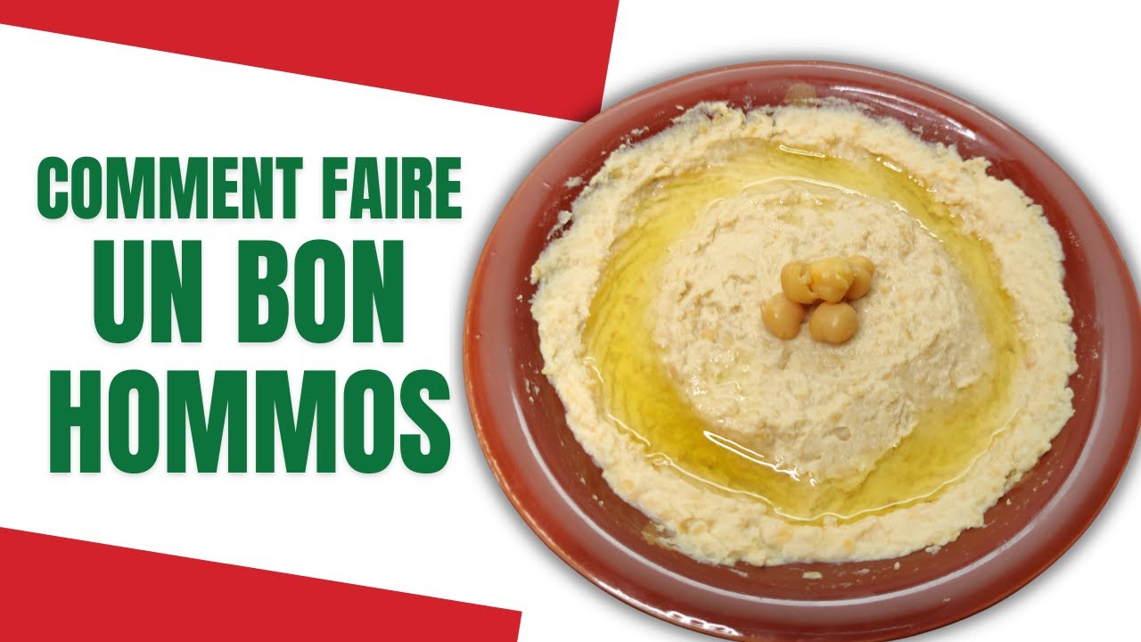 🇱🇧 RECETTE HOUMOUS LIBANAIS - HOMMOS BI TAHINI - HUMMUS FAIT MAIN - CUISINE LIBANAISE