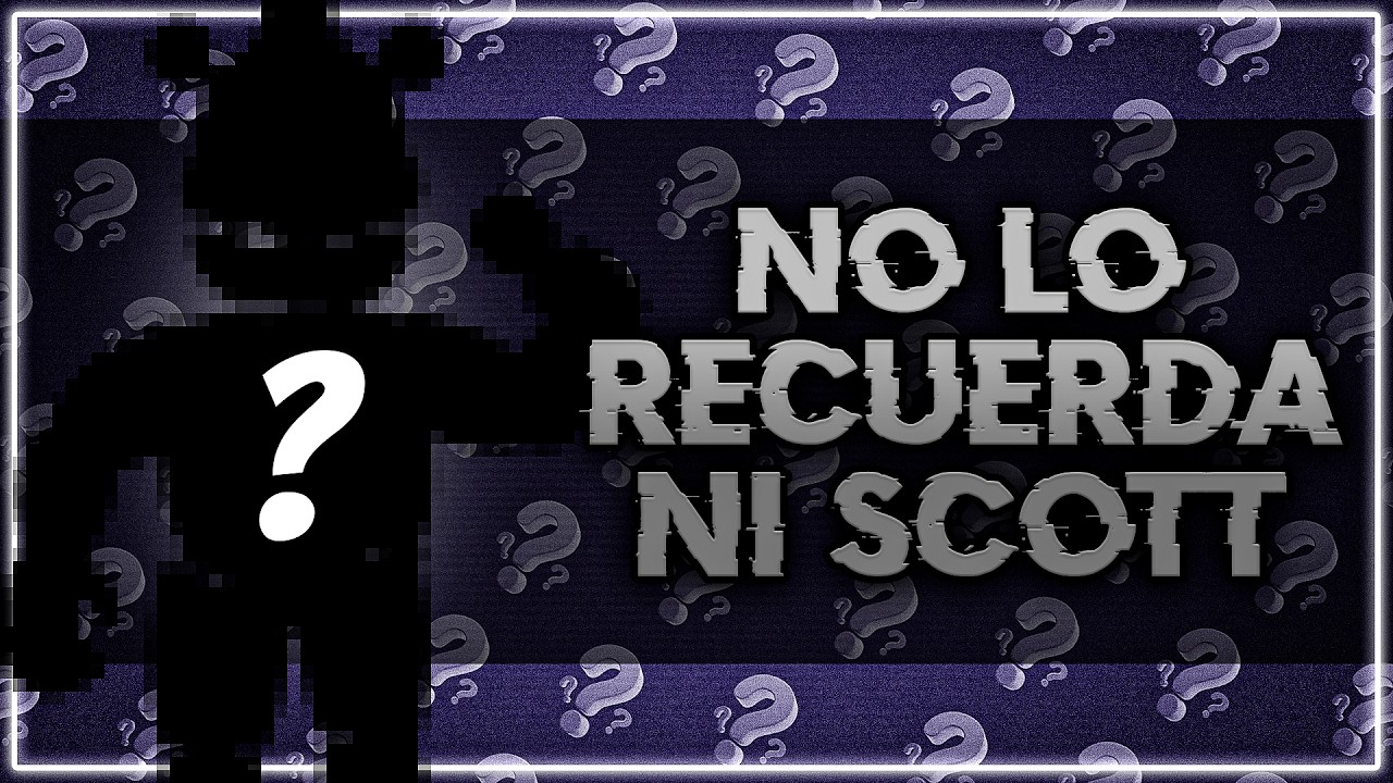 ¿CUÁL ES EL ANIMATRONICO MÁS OLVIDADO DE FIVE NIGHTS AT FREDDY'S? | By SpringLordTrap