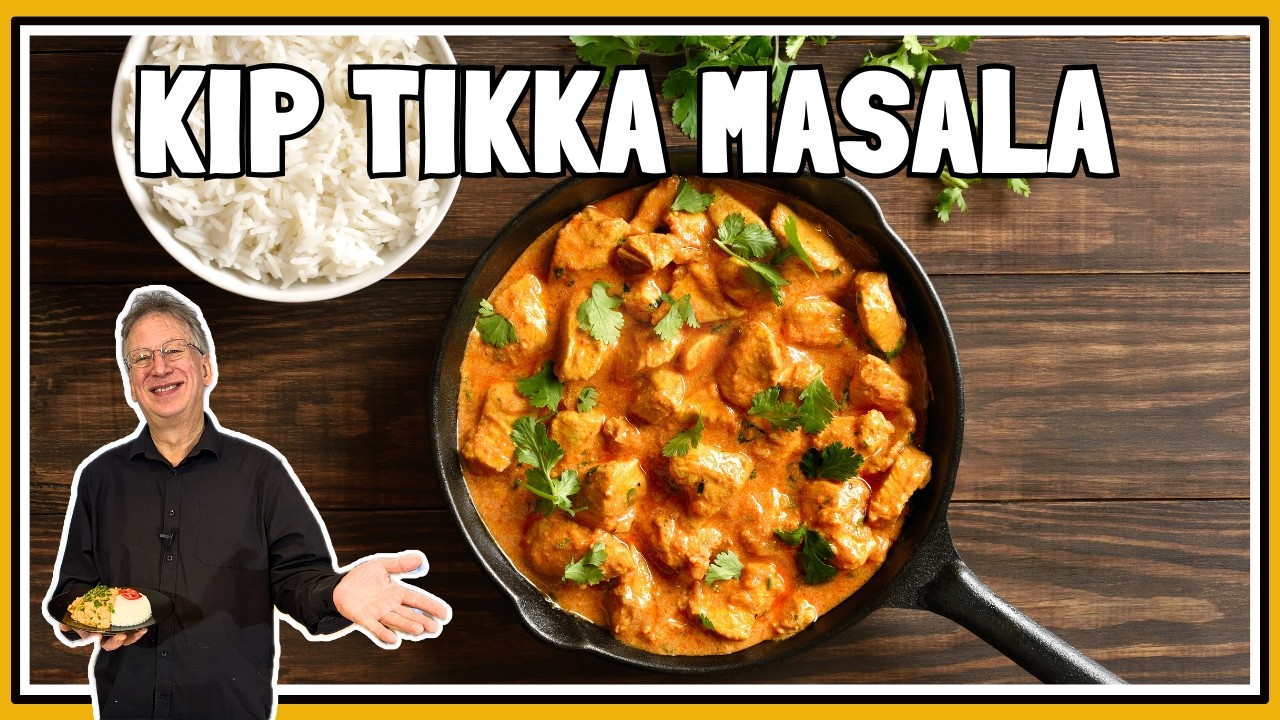 Hoe maak je Indiase Kip Tikka Masala? (Murgh Tikka Masala recept)