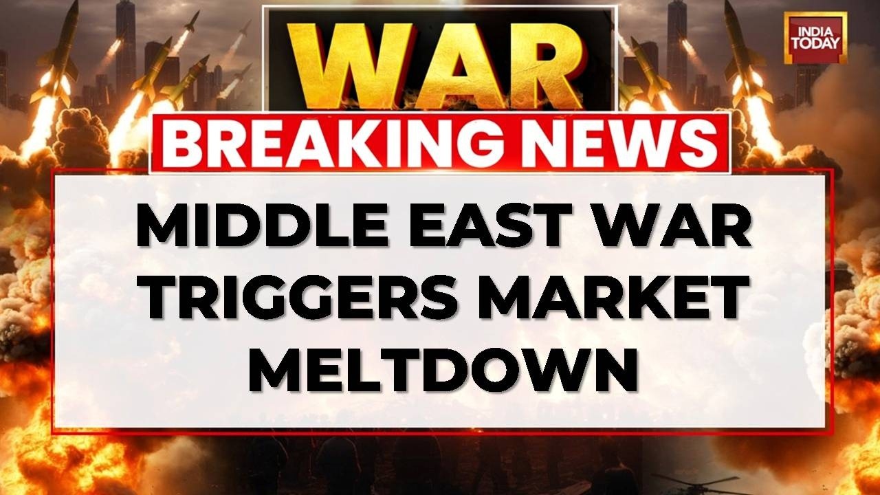 Middle East War Triggers Market Crash; Sensex Plunges 7,228 Points, Rs 8 Lakh Crore Wiped