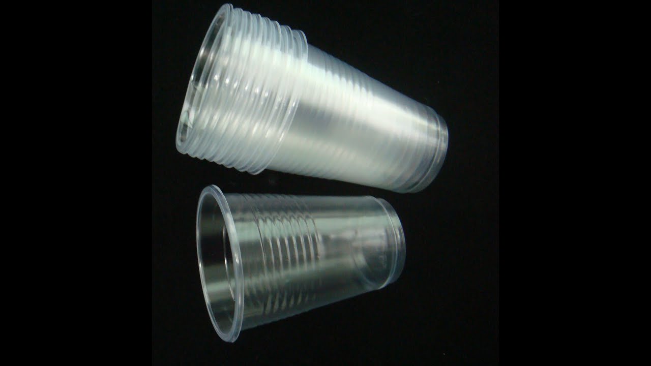 Juice Drinking PP Cup Machine with Robot Stacker in Thailand, Cold drinking PP glass machine
