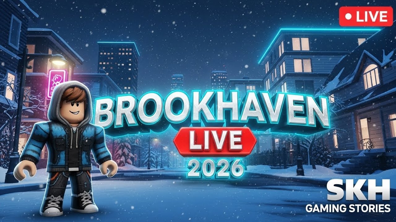 🔴 LIVE – Brookhaven RP 2026 | Public Server Fun & Random RP | Chill RP with Random Players Gaming