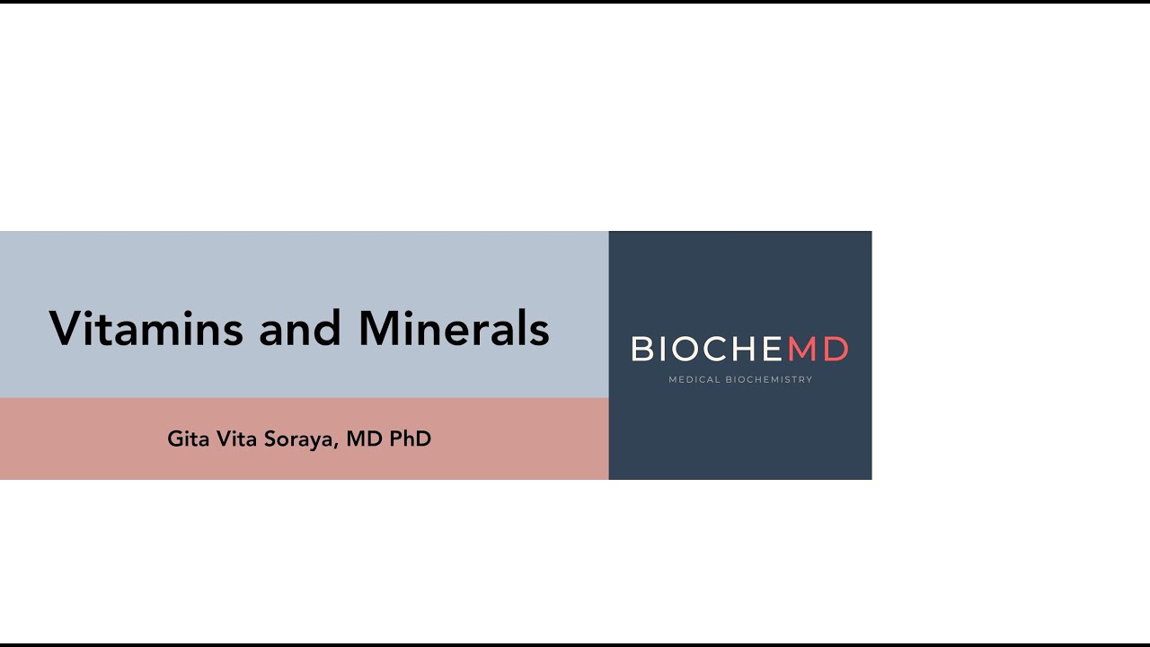 Vitamin dan Mineral Bagian 1 [Bahasa]