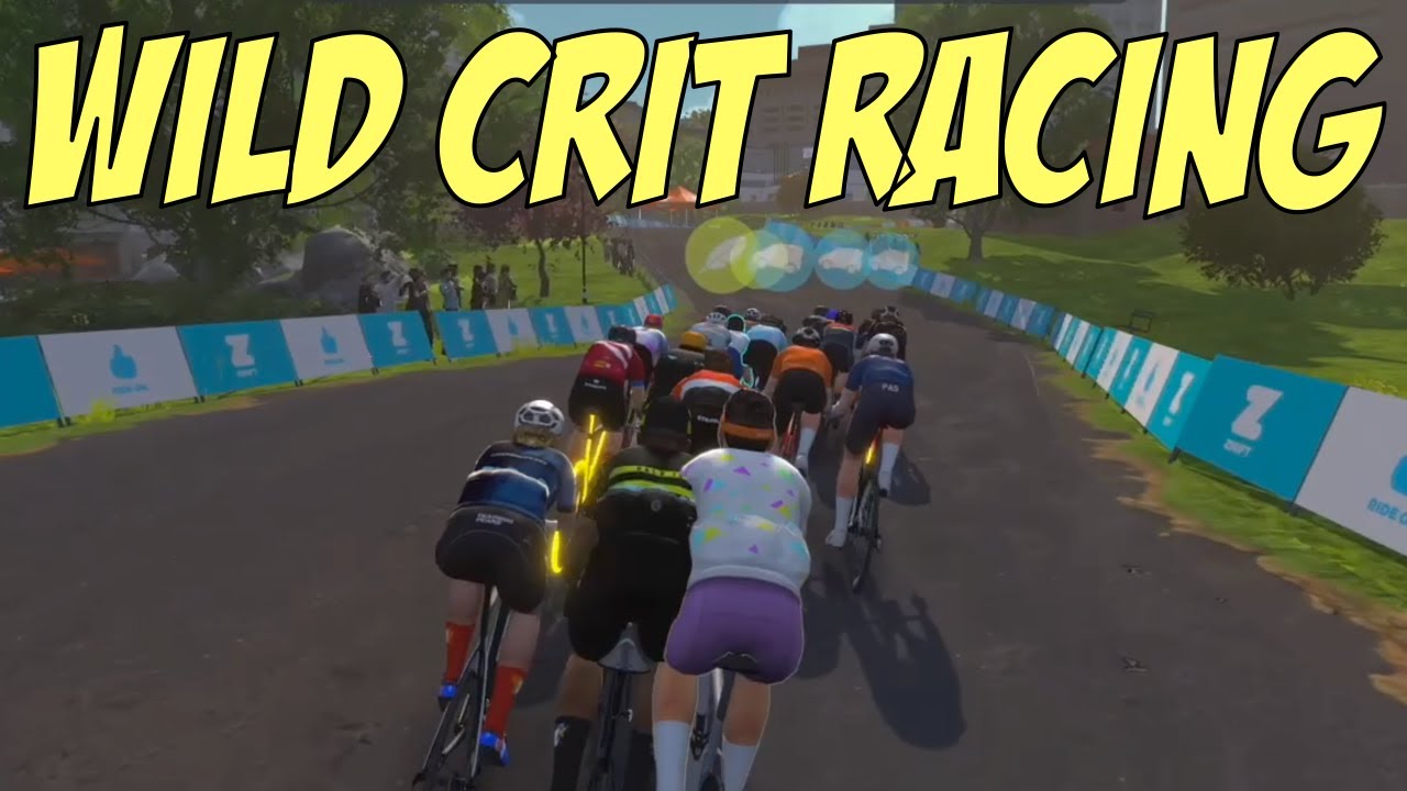 Crazy FAST Zwift Crit Racing! // The Bell Lap
