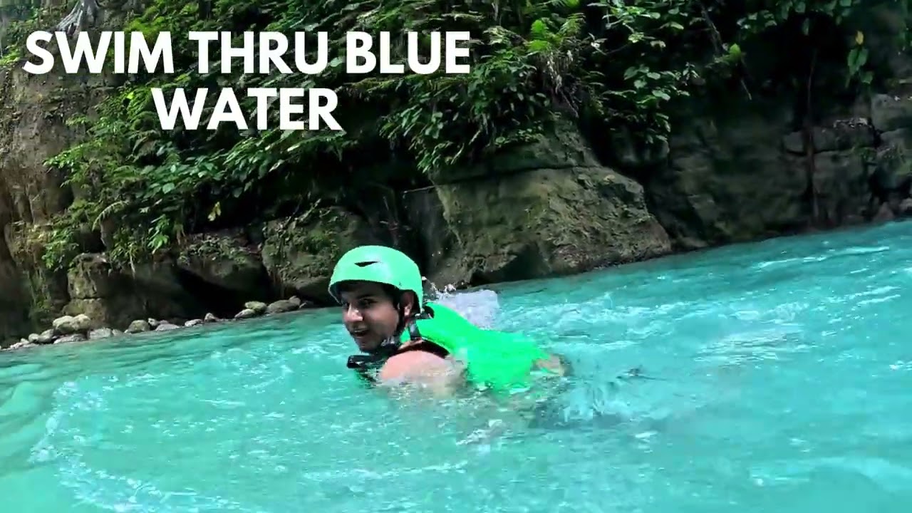Kawasan Falls Cebu 🇵🇭 | Turquoise Waterfall, Cliff Jumping & Jungle Wildlife (Honeymoon Paradise!)