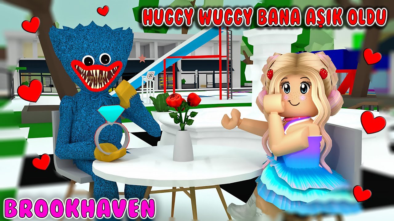 💑 HUGGY WUGGY BANA AŞIK OLDU ! AŞK ACISI ÇEKTİ !💔😂| BROOKHAVEN KOMİK HİKAYE ROBLOX W/ ROBLOX KRALI