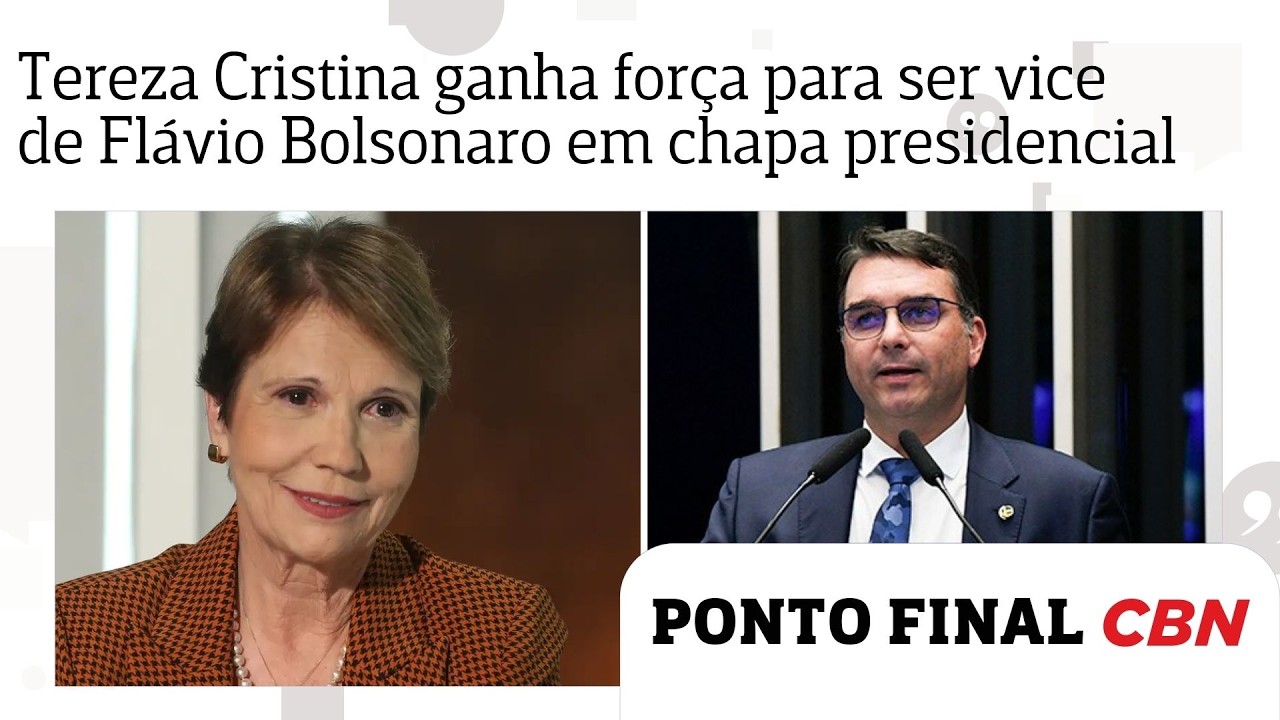 Tereza Cristina ganha força para ser vice de Flávio Bolsonaro em chapa presidencial: 'Cai como luva'