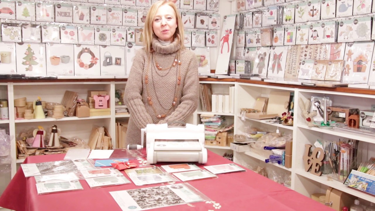 Tutorial 03 Texture Embossing Sizzix - BarbaBook Cartolibreria Grosseto