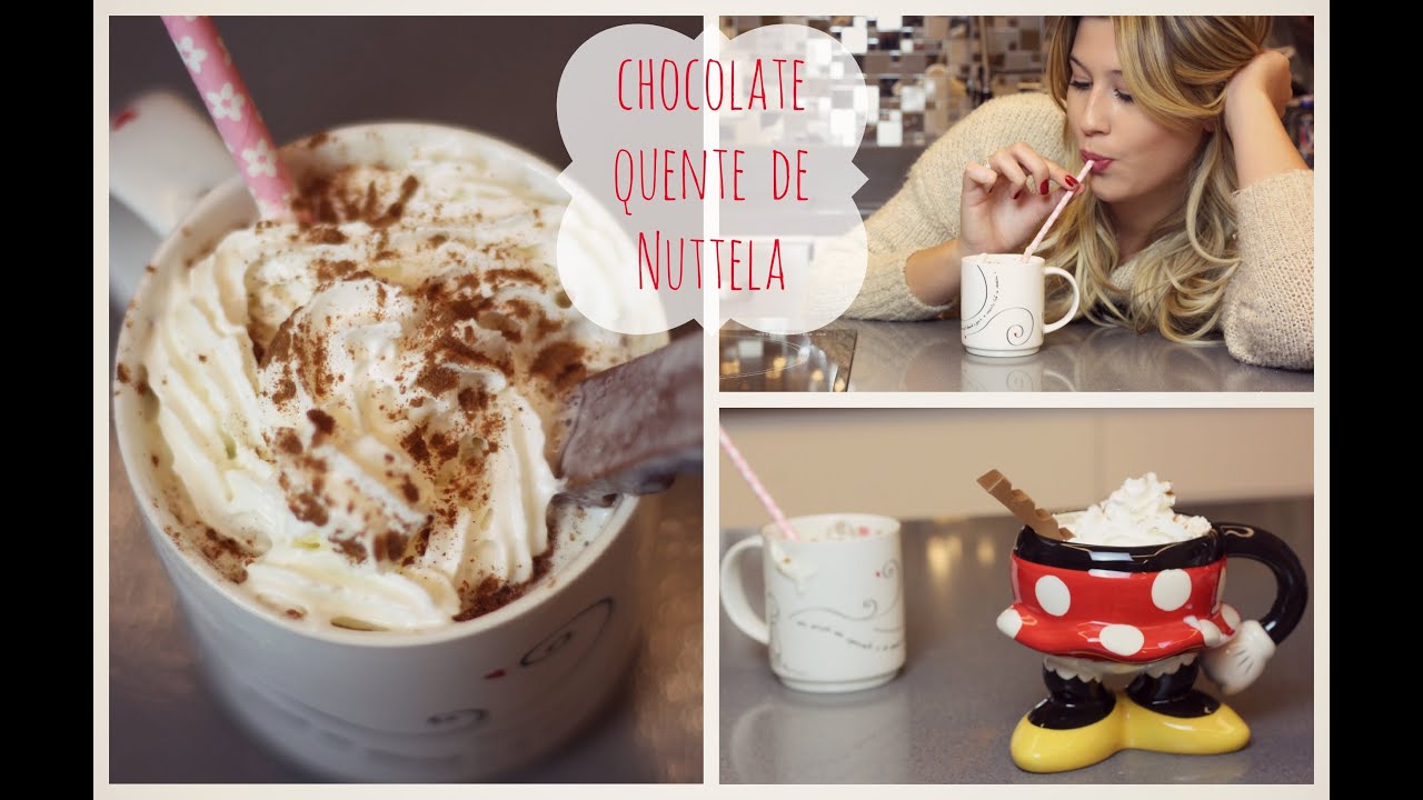 Chocolate quente de NUTELLA!