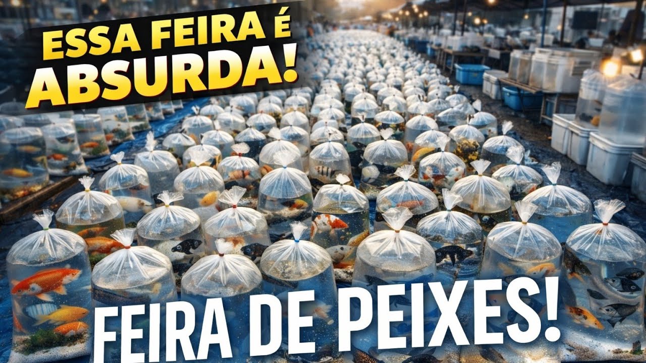 FEIRA DE PEIXES ORNAMENTAIS - A MAIOR DA AMERICA LATINA (CECAP)