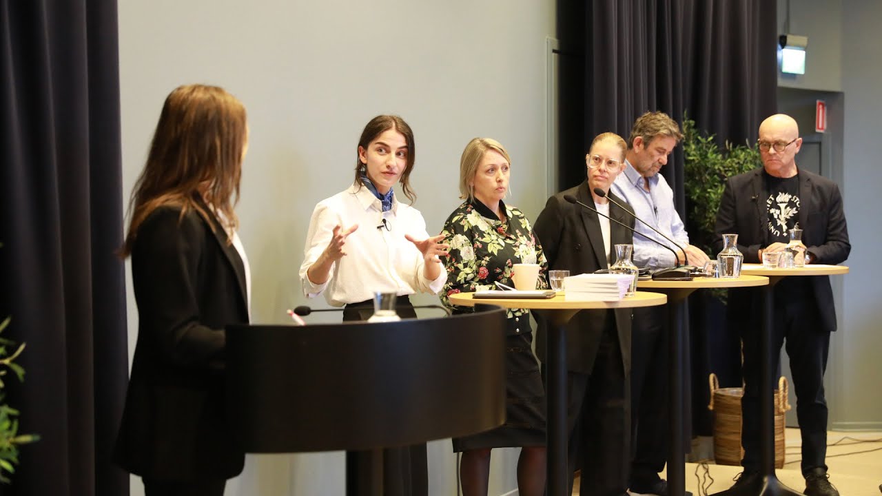 Klimat- och miljöminister Romina Pourmokhtari samtalar om klimathandlingsplanen