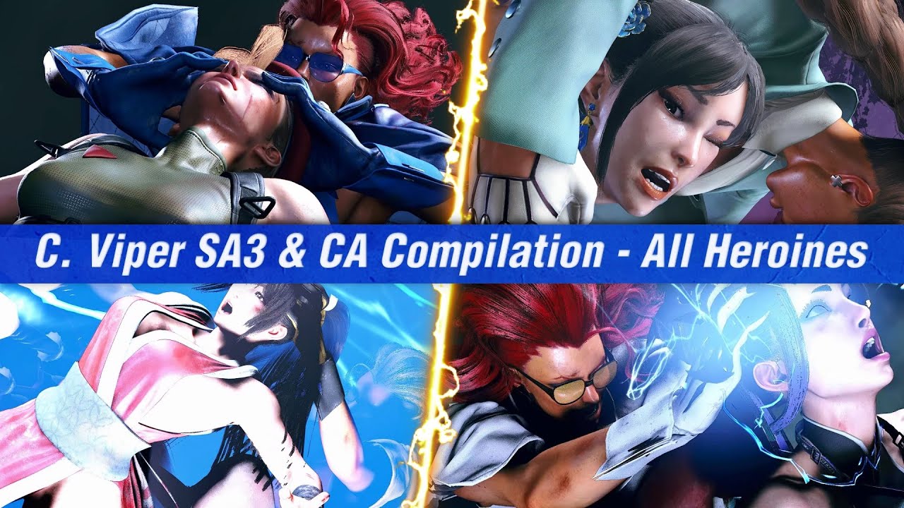 SF6 Free Camera | C. Viper Super 3 & Critical Art Compilation vs All Heroines – #97
