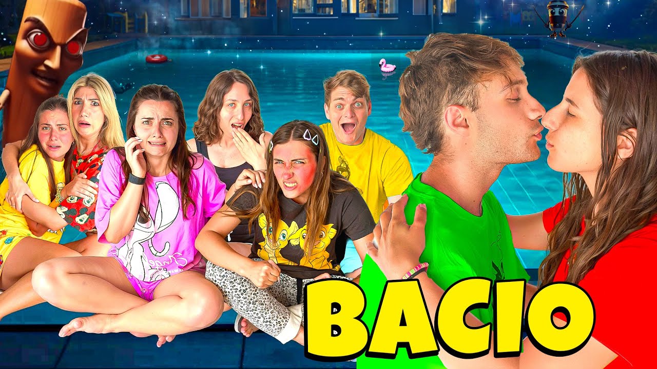 PIGIAMA PARTY ALLE 3 DI NOTTE IN PISCINA CON I NOSTRI AMICI E I BRAINROT ITALIANI !
