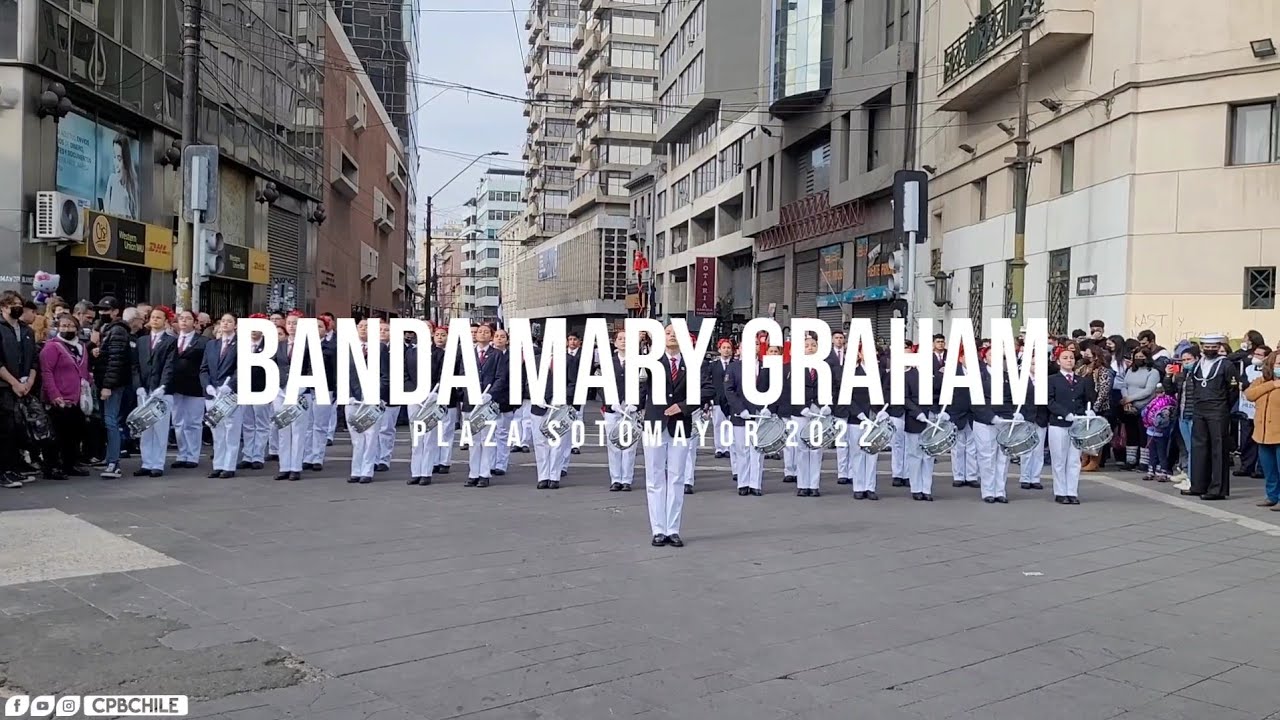 Banda Mary Graham - Plaza Sotomayor 2022 (Vista Dron)