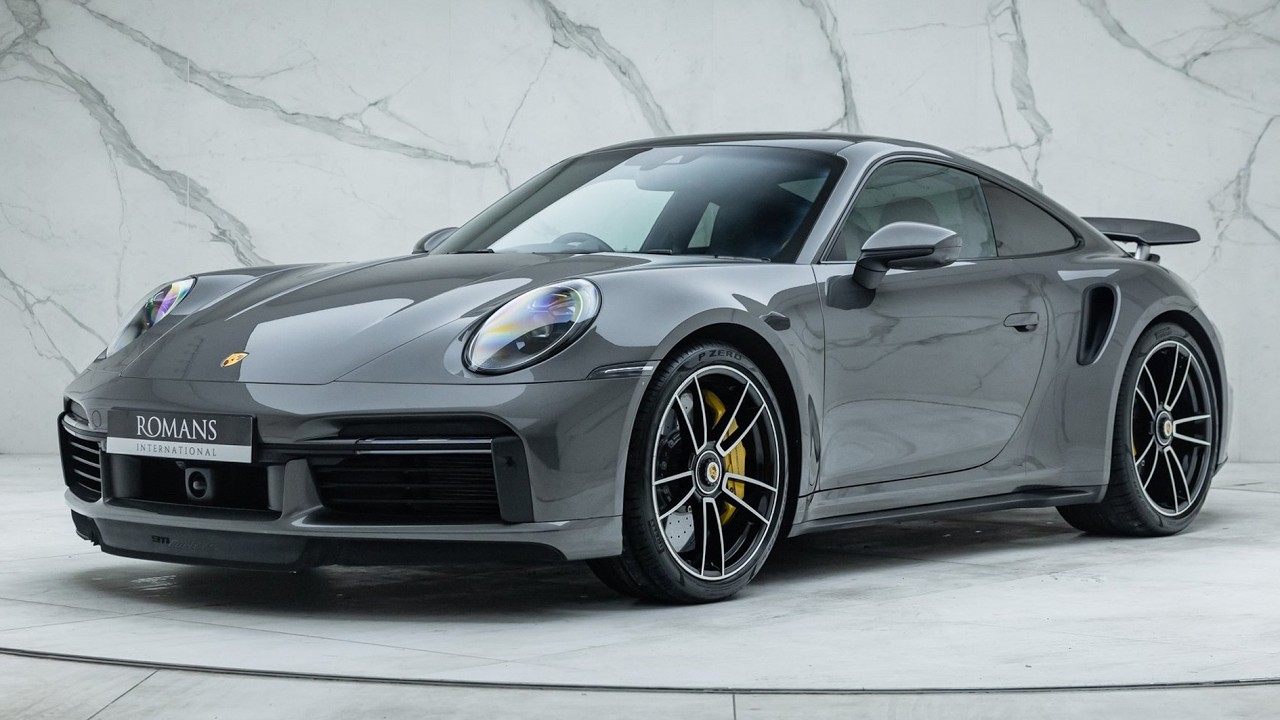 2022 Porsche 911 (992) Turbo S - Agate Grey - Walkaround & Start-Up